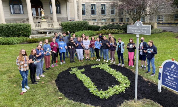 Immaculata Honors Society Celebrates Centennial with Flowers