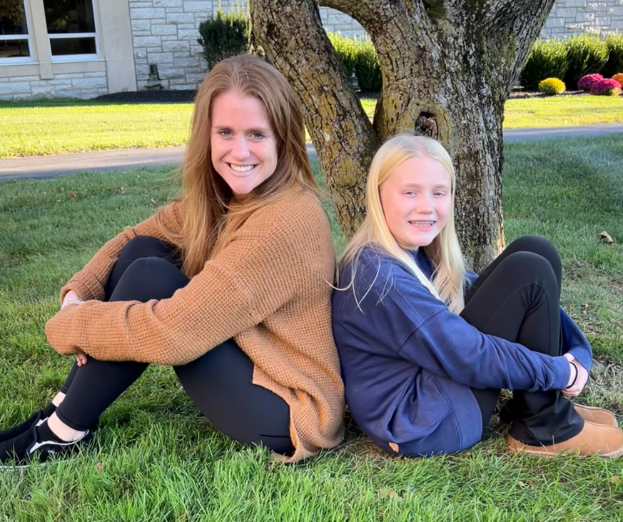 Dr. Rice with her daughter Hope